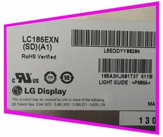LG 18,5 brilho da cor 300cd/m2 do Pin 16.7M do painel LC185EXN-SCA1 30 da tevê do LCD da polegada