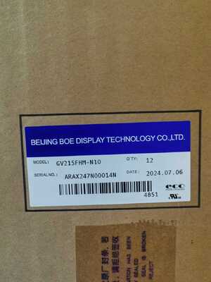 Bom preço. Painel LCD Industrial BOE GV215FHM-N10 de 21,5 polegadas com 1920x1080 Pixels, Brilho de 450cd/m2 e Conector de 30 pinos para Sinalização Digital on-line