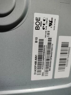 qualidade BOE 43Inch Stretched LCD Display DV430FHM-NN1 com Brilho de 400cd/m2 Resolução de 1920*1080Pixels e Conector de 51 pinos Fábrica