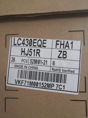 Bom preço. LC430EQE FHA1 conduziu o painel de exposição da tevê, 3840 * 2160 pixéis conduzidos indicam telas da tevê on-line