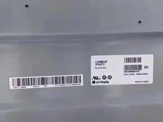 LG 65 Inch UHD 3840x2160 Pixels LCD Display com 450 cd/m2 Brilho para monitor de computador e TV