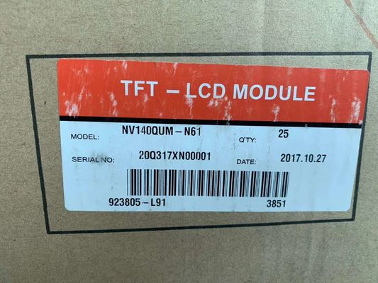 Bom preço. Tela LCD BOE NV140QUM-N61 de 14 polegadas com resolução UHD de 3840x2160, brilho de 400cd e conector de 40 pinos on-line