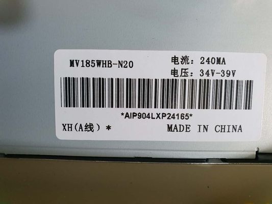 Painel de Display LCD BOE de 18,5 polegadas com 1366x768 Pixels e Conector de 30 Pinos Módulo TFT-LCD